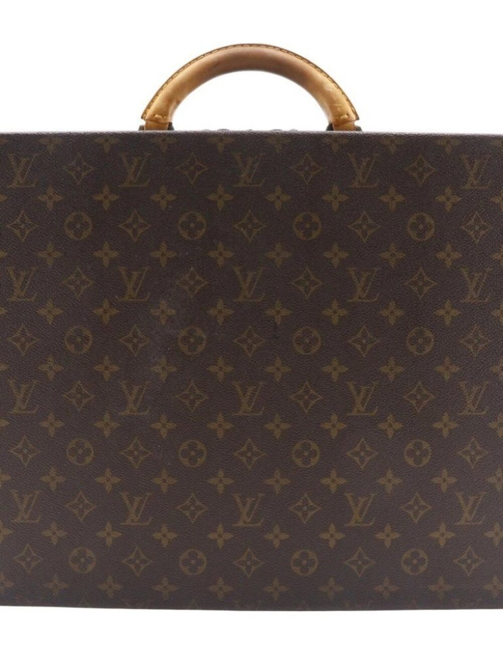 LOUIS VUITTON President trunk M53012 vintage Attache case Brown Monogram - Picture 1 of 12
